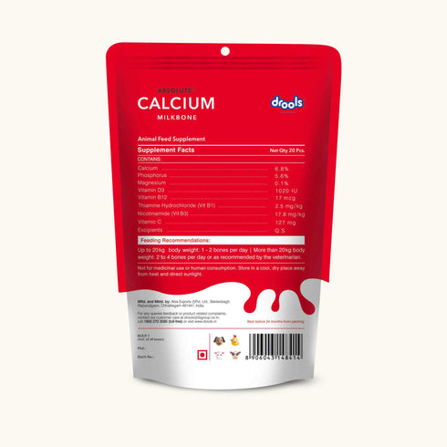 Drools Absolute Calcium Bone Pouch for Dogs